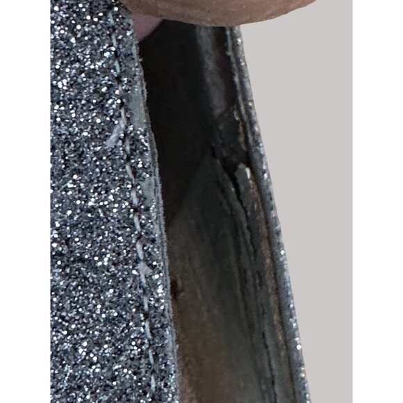 Guess Women's Silver Glitter High Stiletto Heels Size 6M - Picture 12 of 12